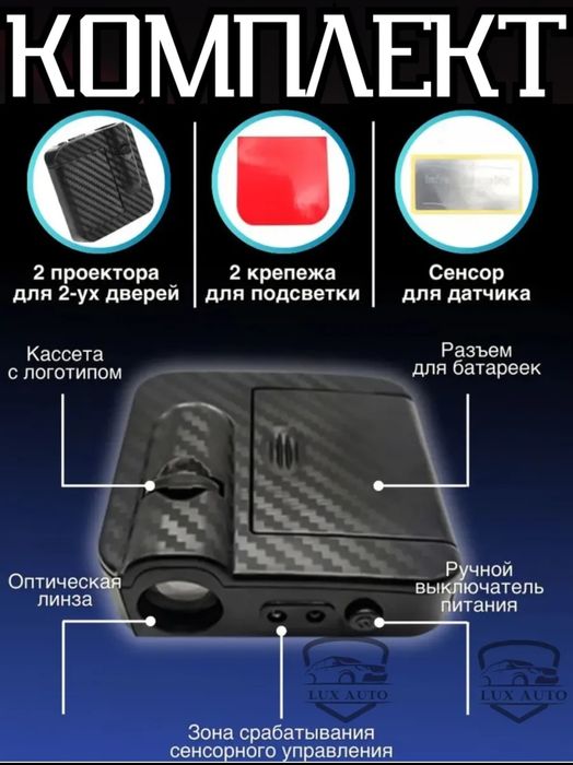 Проекция двери с логотипом