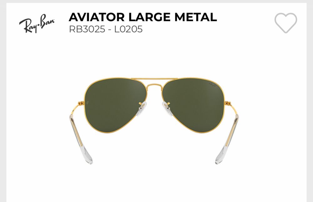 Ochelari de soare Ray Ban Aviator RB3025 L0205