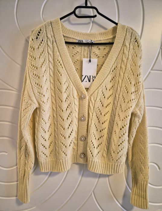 Жилетка в жълт цвят "ZARA "