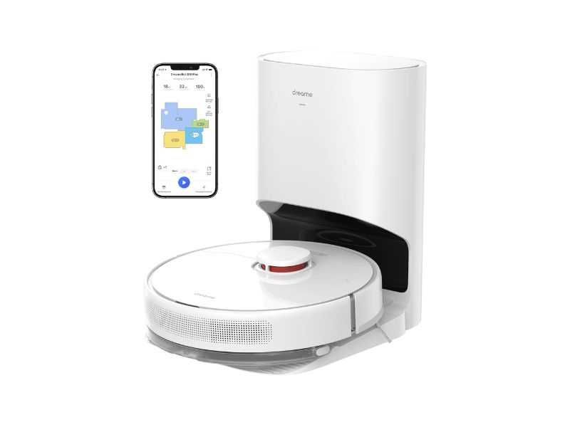Робот Прахосмукачка Dreame D10 Plus, Бял