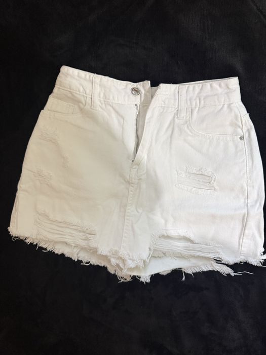 Дънкова бяля пола-панталон(НОВА)