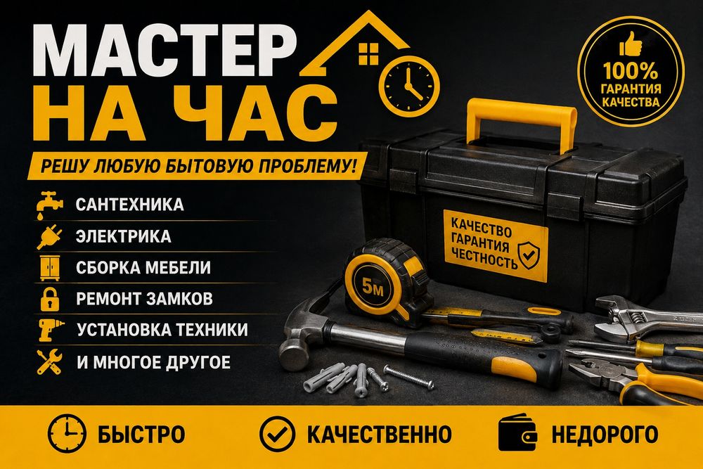 Мастер на час. ( Муж на час. )