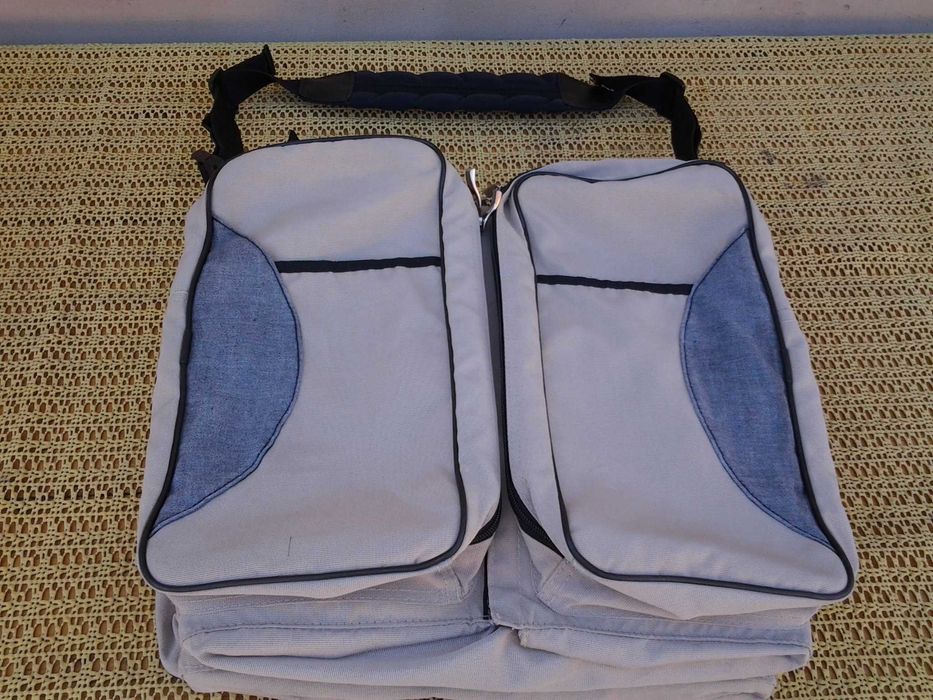 **Landou, 27*20*36 cm, Geanta multifunctionala cu patut pliabil bebe