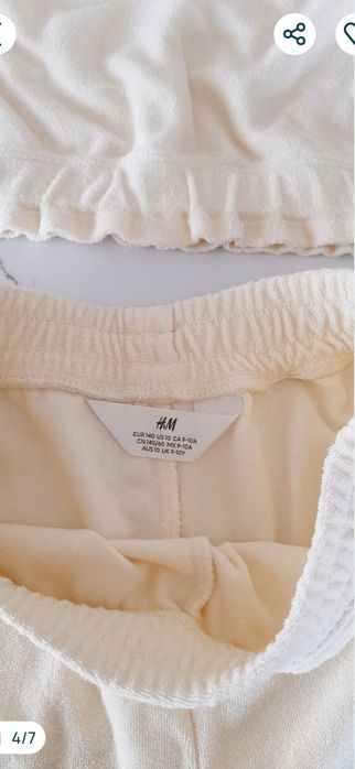Set 3 piese H&M pentru fete 9-10 ani