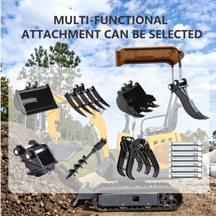 LEZUM DY10 Mini excavator chinezesc de vânzare, preț super mic