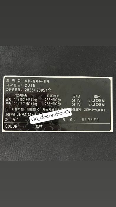 Винкоды, шильдик, бирка