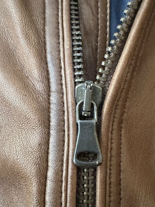 Geaca de piele Massimo Dutti, marimea L, culoare maro