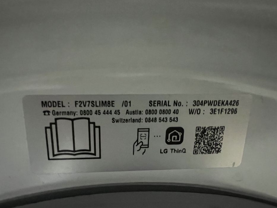 Пералня LG-ThinQ-8,5 кг