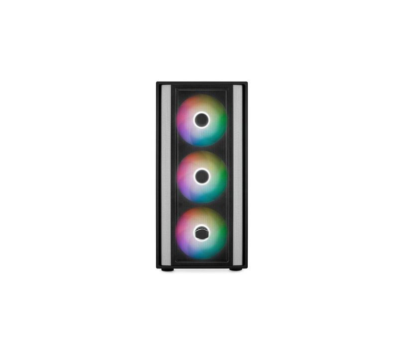 ' Корпус Cooler Master MasterBox 600 Black (3x ARGB Fans)