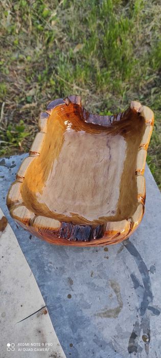 Дървени купички ръчно направени