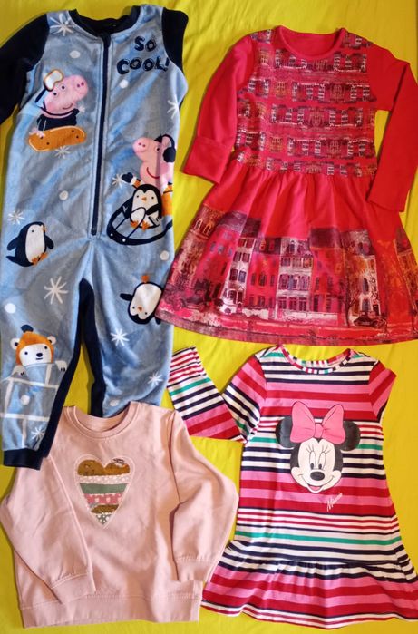 Дрехи за момиче 4-6 години (размер 110-116)