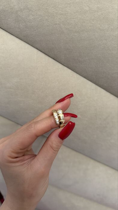 Кольцо золото bulgari