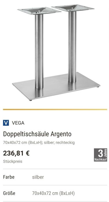 Mese inox/ picioare metalice / picioare inox