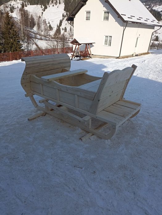 De vînzare sanie făcută din lemn de mesteacan mai multe detalii la tel