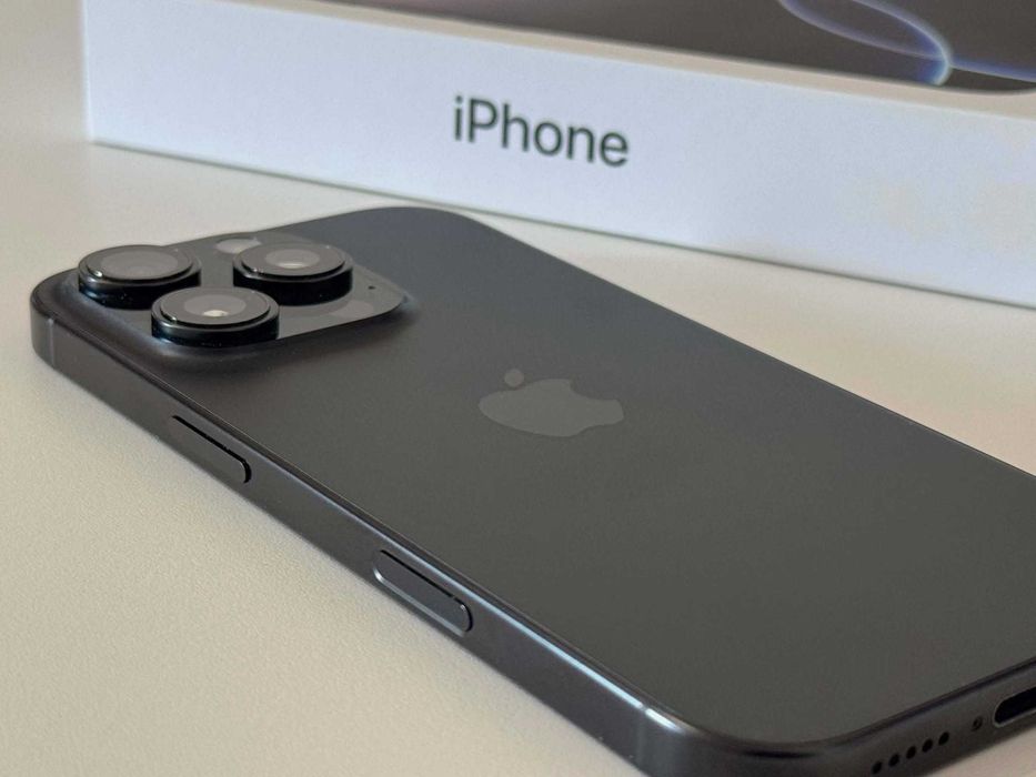 Бартер! Като НОВ! 92% Батерия! iPhone 16 Pro Black Titanium (Черен)