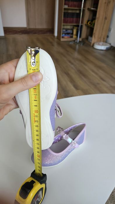 Balerini mov cu sclipici și floricele 29