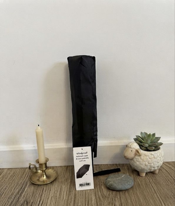 Umbrela de ploaie cu inchidere automata
