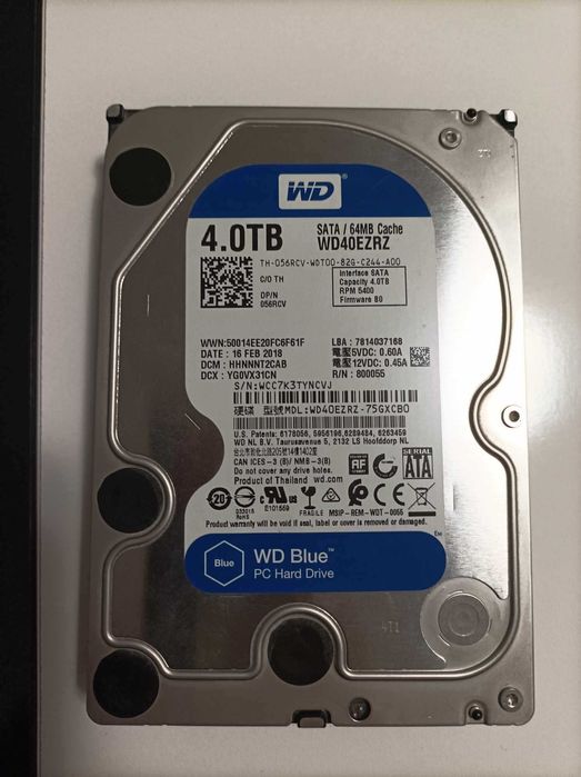 Хард диск Western Digital 4TB HDD WD Blue