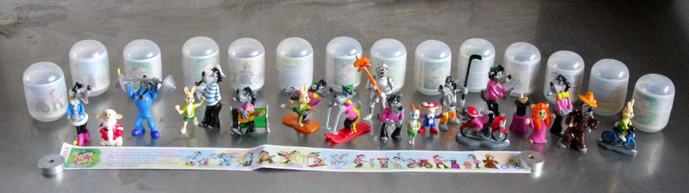 НУ ПОГОДИ пълна серия Киндер фигурки шоколадови яйца Ландрин