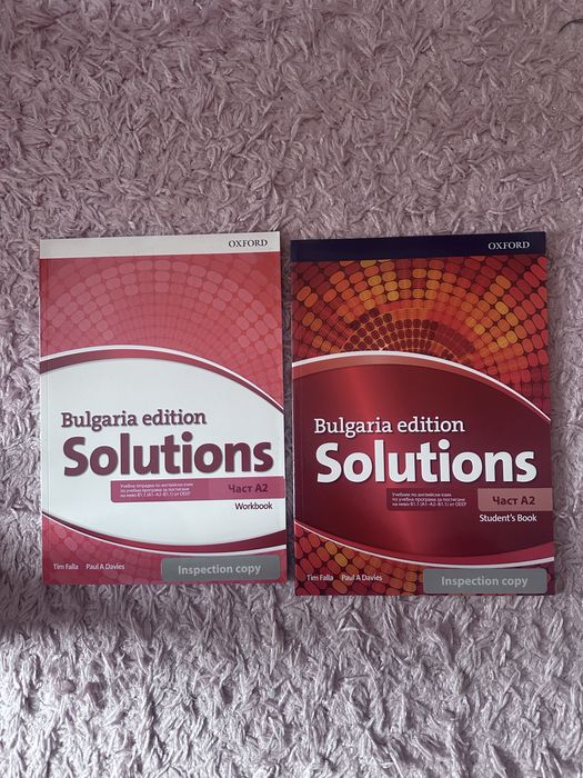 Solutions A2 учебници по английски чисто нови