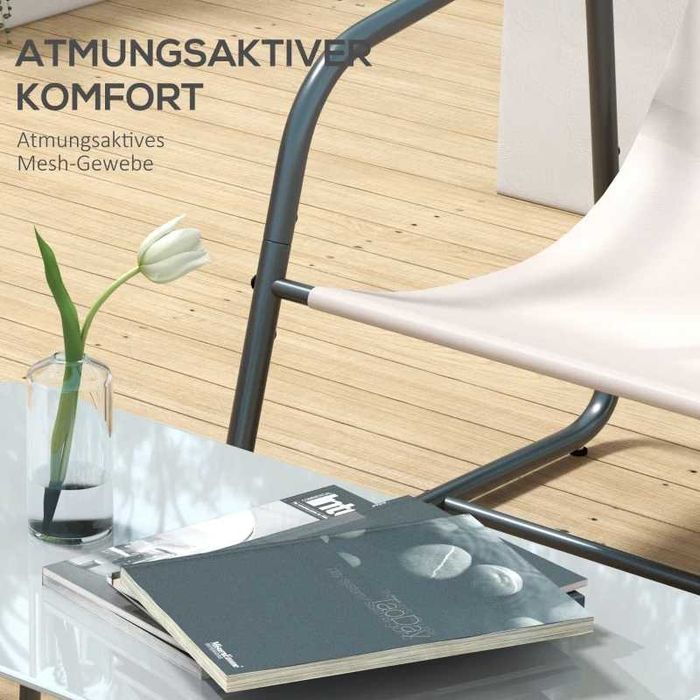 Комплект градински мебели Outsunny от 4 части