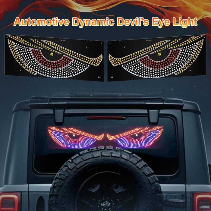 Set 2 panouri rigide devil’s eyes, 32x12cm camion, dubă, tir,