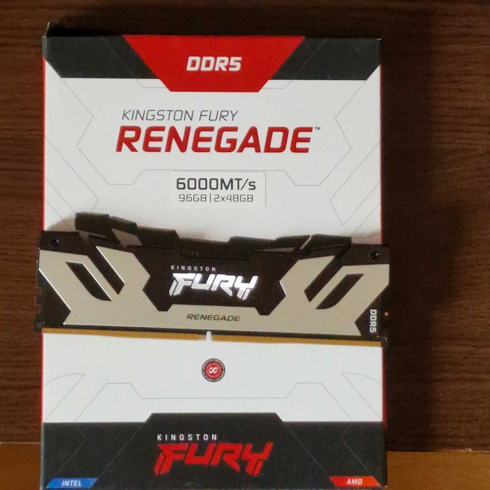 RAM памет Kingston FURY Renegade Silver XMP 192GB (4 x 48GB) DDR5 KF560C32RSK2-96 (2 x Kit of 2)