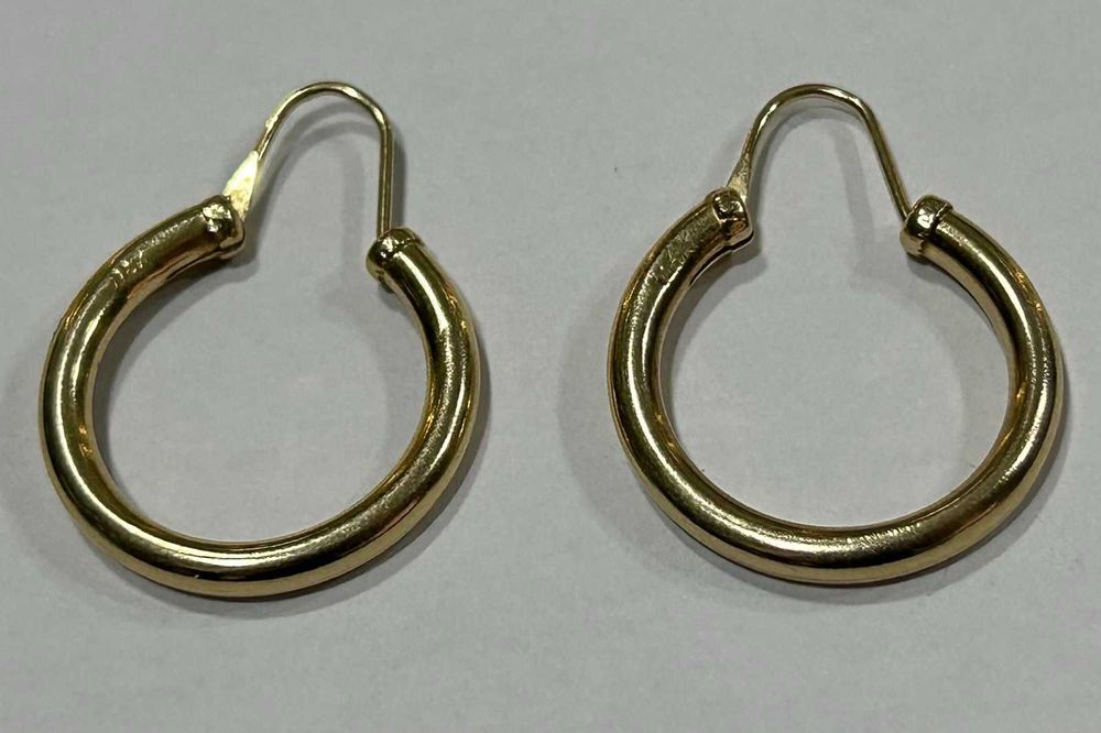 Златни обеци 14 К 585/ 2,72 гр.