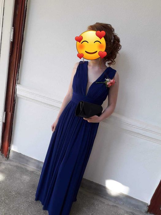 Rochie Albastră Elegantă