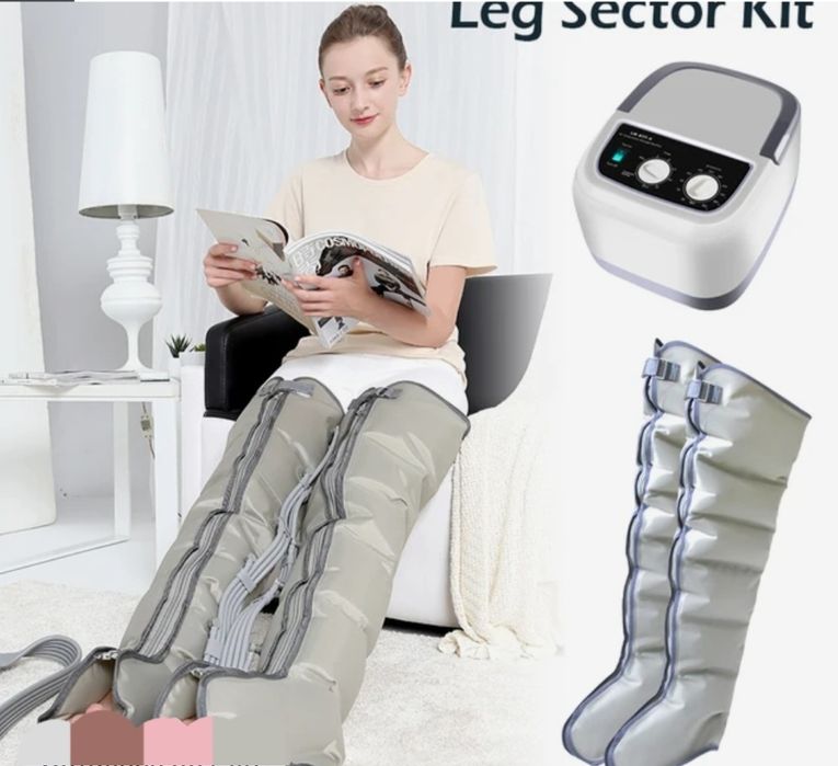 Лимфодренаж компрессионный массажер для ног, обертывания, массаж тали