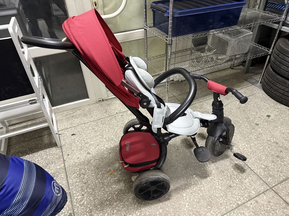 Велосипед детский 3х колесный, Qplay, лежачий