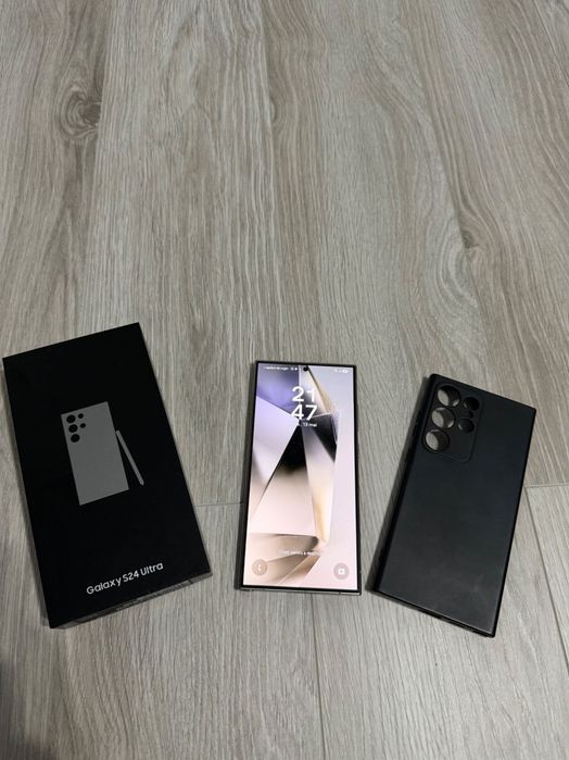 Vând Samsung Galaxy S24 Ultra, Dual SIM, 12GB RAM, 256GB, 5G, Titanium Gray