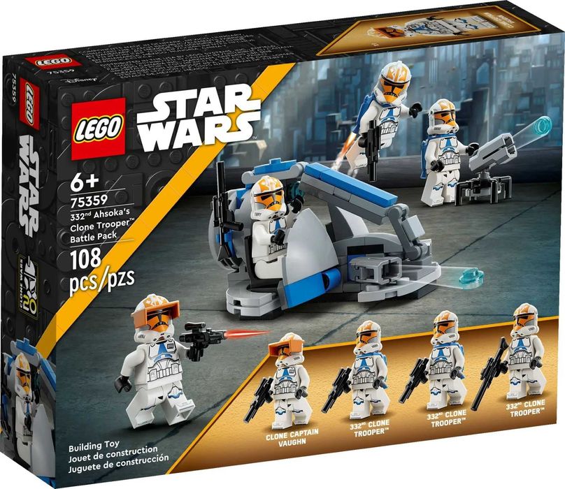 LEGO Star Wars 75359 Боен пакет, Клонинг щурмовак на Асока от 332 легион