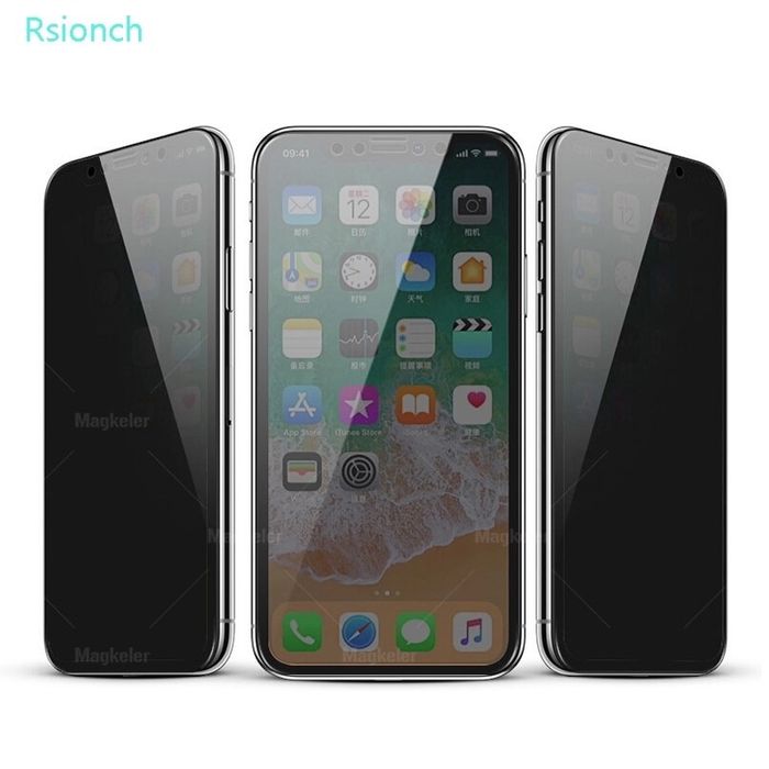 Folie Sticla Hard Glass Curbata 21D Privacy Iphone 12 13 MINI PRO MAX