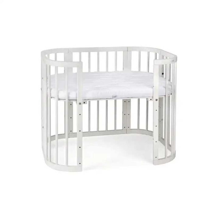 Кошара за Бебе, Детско Легло Смарт 5в1 и Матрак - Цвят Бяла