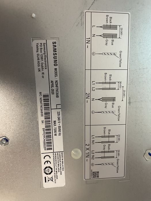 Plita inductie Samsung NZ84F7NC6AB!!