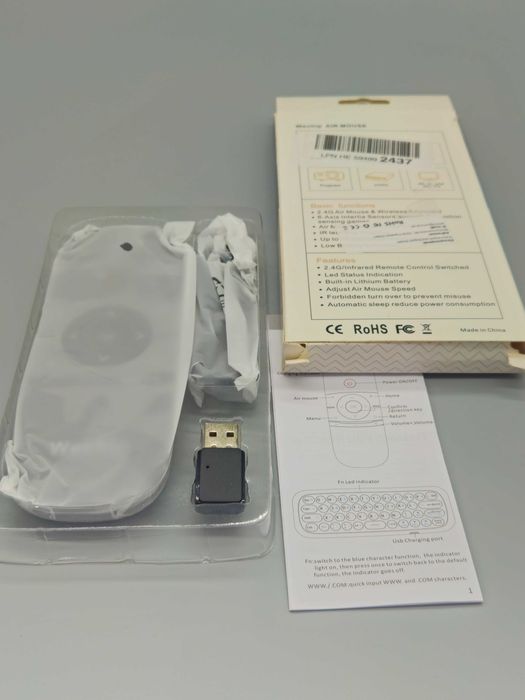 WeChip W1 Air Mouse –безжично дистанционно с въздушна мишка,клавиатурa