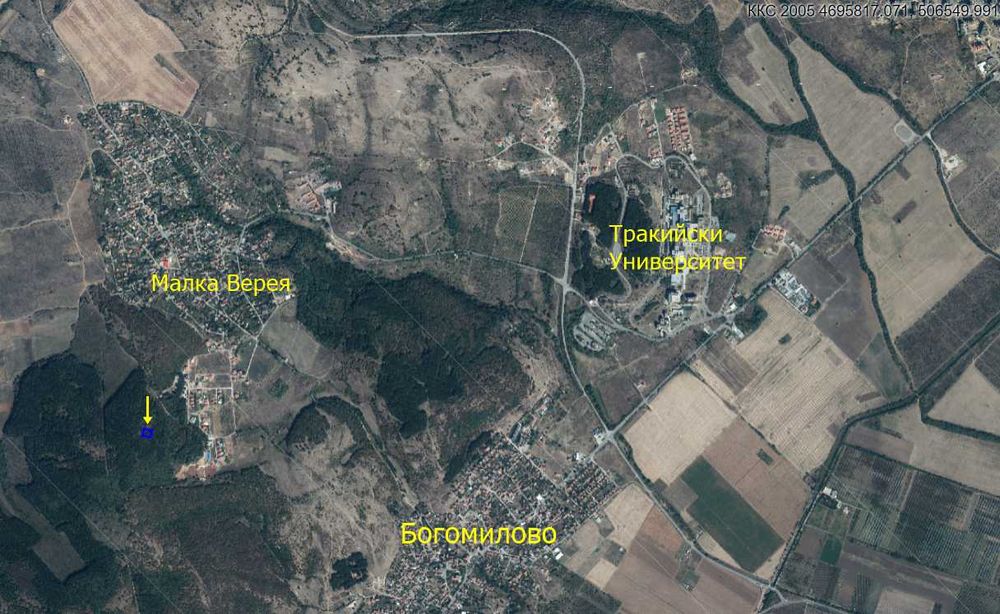 Продава се Парцел в с. Малка Верея, Област Стара Загора - 1333 кв.м за 4 €/кв.м - Снимка #10