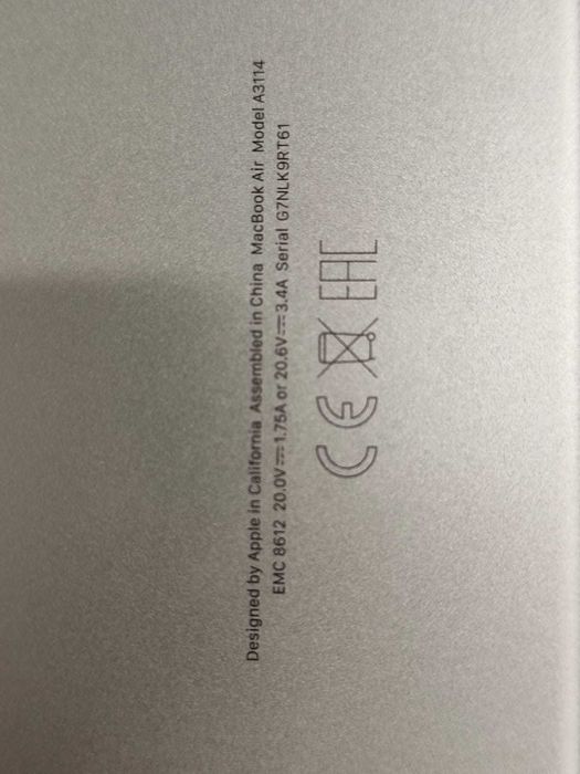 Macbook Apple AIR 15 (66347/10 Pacurari 1) Garantie 2 ani