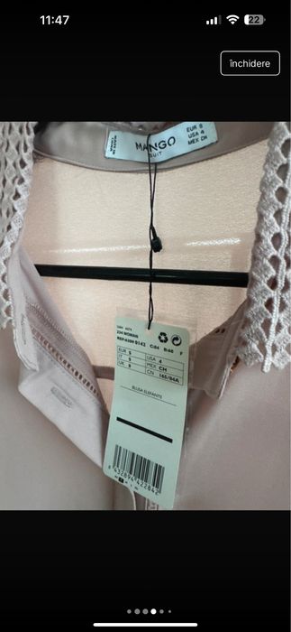 Camasa Mango noua cu eticheta