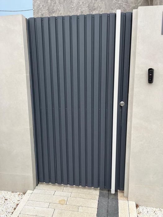 Забор из евроштакетника