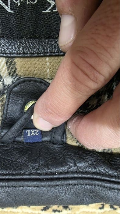 Оригинальная кожаная куртка