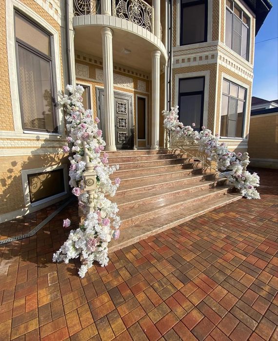 Свадебное оформление под ключ (дом, подъезд,жених,невеста