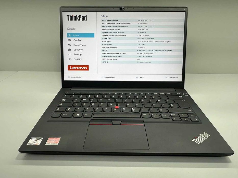Laptop SH Lenovo Thinkpad E14 Gen 3 Amd Ryzen 5 5500U 16gb RAM SSD 512gb