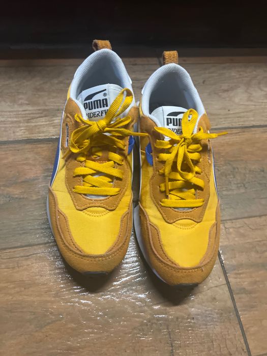 Puma blue and yellow обувки