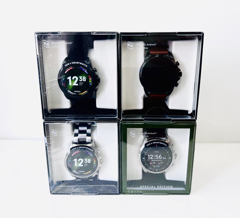 ПРОМО! Смартчасовник Fossil Gen 6 Brown / Black / Gray Гаранция!