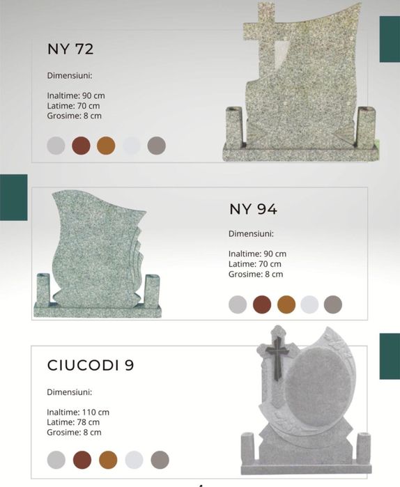 Morminte cruci din granit