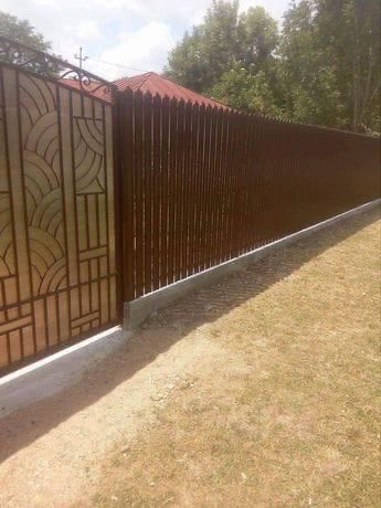 garduri si porti tip jaluzea fer forjat șipcă metalică plasă bordurat