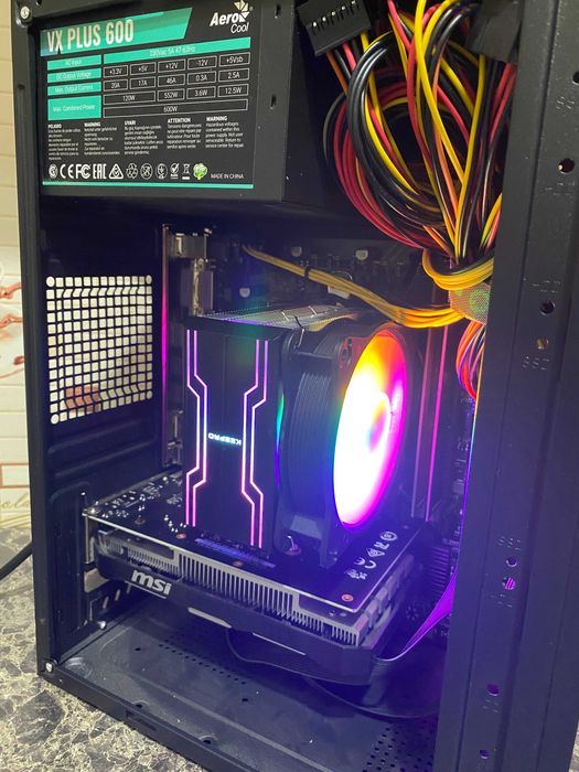 Игровой ПК i3-10100F GTX1650 4GB 16GB Монитор 24" IPS Рассрочка 0-0-12