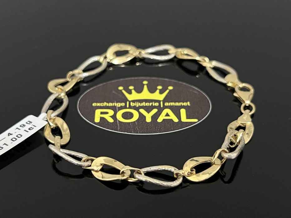 Bijuteria Royal CB : Bratara dama aur 14k 4,19gr
